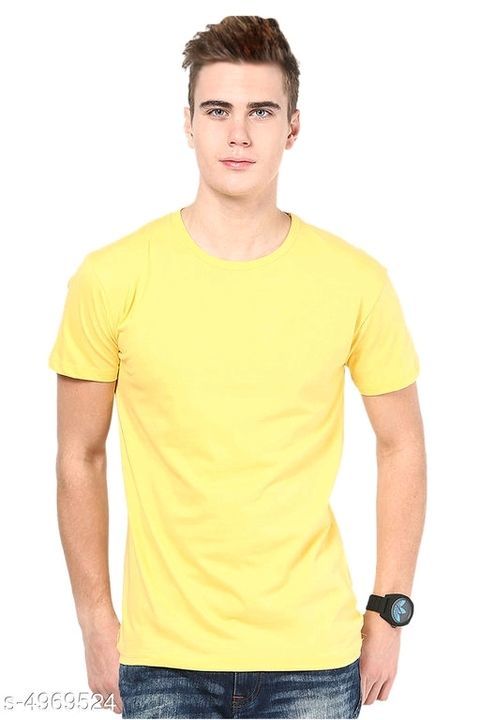 Men's yellow t-shirt uploaded by business on 3/9/2021