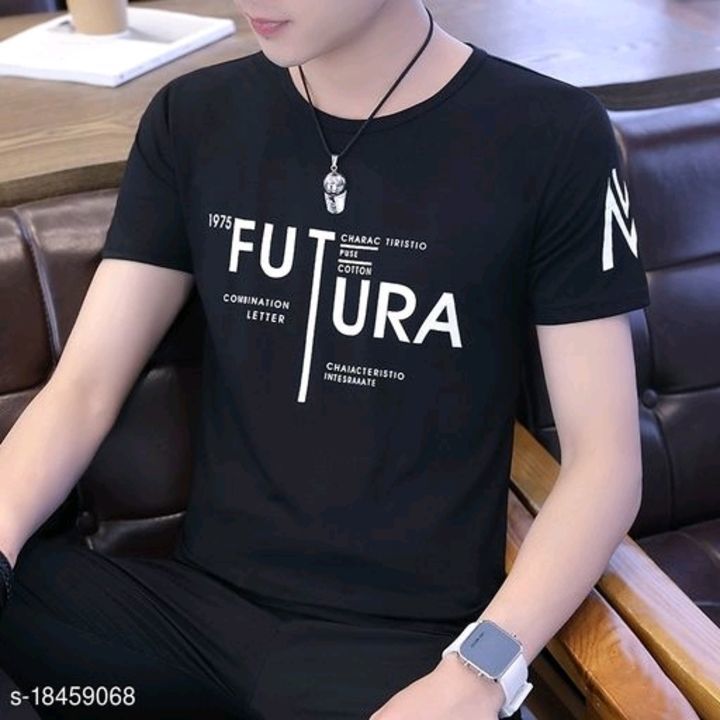 Cool look T-shirt (Black) uploaded by ridwan collection on 3/9/2021