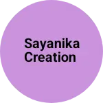 Business logo of Sayanika Creation
