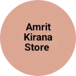 Business logo of Amrit kirana store