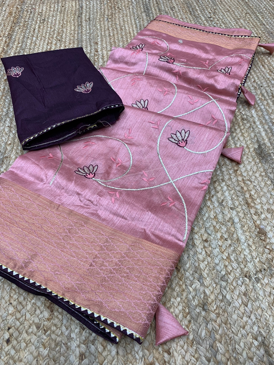 *NEW ARRIVALS*

*D.No.36022*

*FABRIC* :- *CRYSTAL DOBBY COTTON WITH BEAUTIFUL THREAD JAAL WORK WITH uploaded by Maa Arbuda saree on 5/7/2023