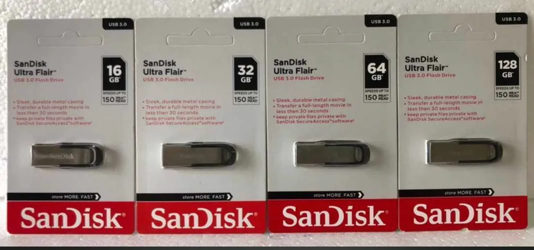 SanDisk Pendrive 3.0 Ultra Flair Metal Pendrive  uploaded by Mobile Accoccries  on 5/7/2023