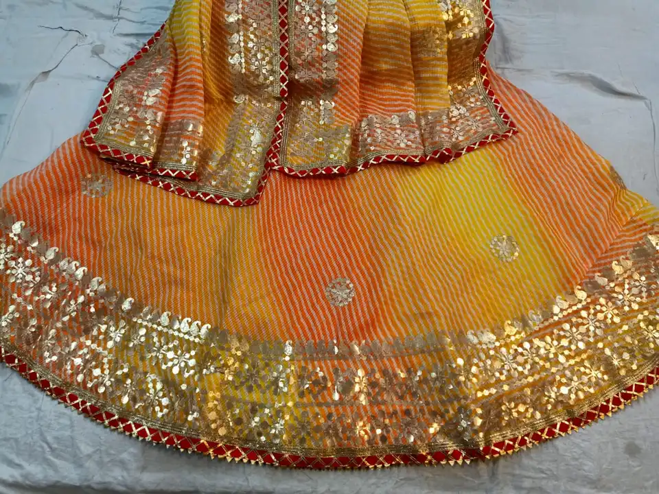 Rajasthani kota doriya lahriya lahnga uploaded by Deepika Designer Saree on 5/7/2023