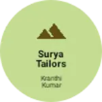 Business logo of Surya tailors