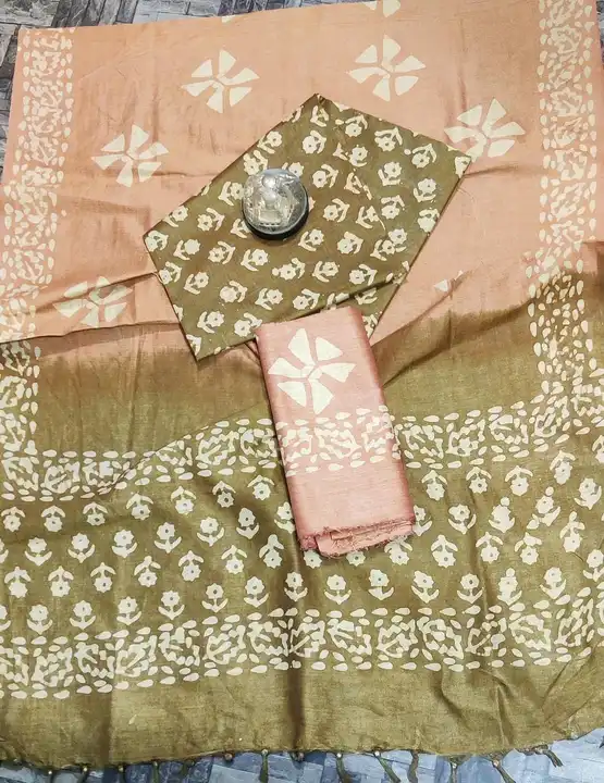Batik cotton silk  suits  uploaded by WeaveMe India on 5/7/2023