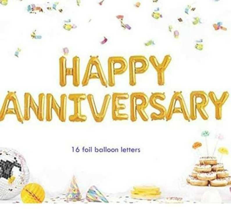 Happy anniversary  foil balloon's  uploaded by business on 3/9/2021