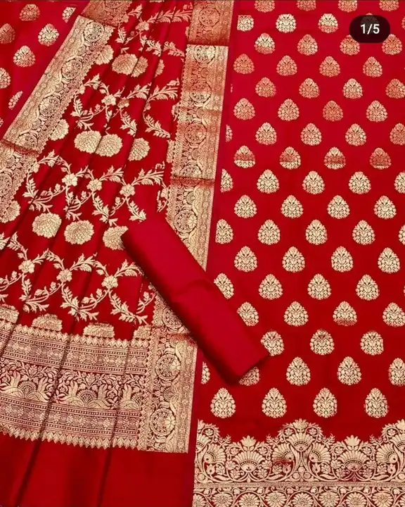 Banaradi Katan silk suits uploaded by Banarasi Weavers on 5/30/2024