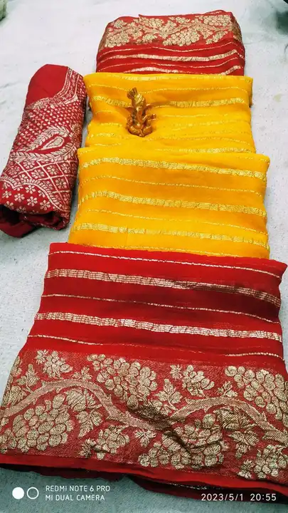 JPR …presents  Summer special saree

*beautiful color combination Saree for all ladies*

👉keep shop uploaded by Gotapatti manufacturer on 5/7/2023