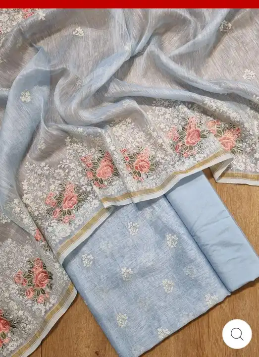 Banarasi Linen Suits uploaded by Banarasi Weavers on 5/7/2023