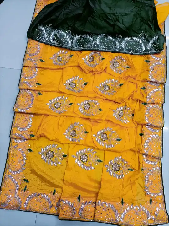 😍😍 *NEW LAUNCHED*😍😍

💃🏻 Special Fancy Colour Matching Chart 😍

💃🏻Chinnon Fabric Saree...... uploaded by Gotapatti manufacturer on 5/7/2023