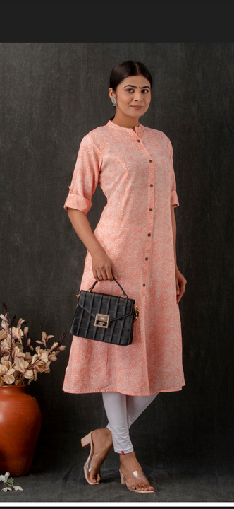 A line kurti  uploaded by Anamika collections on 5/7/2023