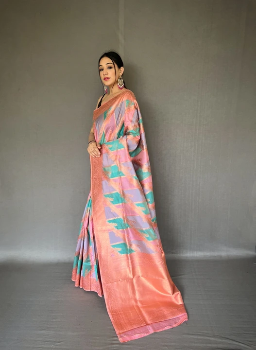 Tissue silk saree uploaded by Miss Lifestyle on 5/8/2023