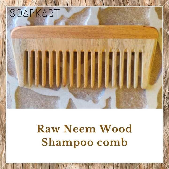 Neem Wood Shampoo Comb uploaded by business on 3/9/2021