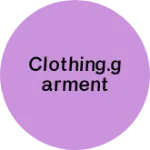 Business logo of Clothing.garment