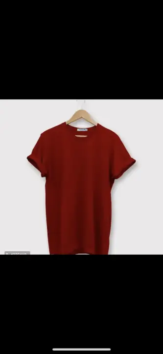 Trendy Plain Maroon T shirt  uploaded by GGN ENTERPRIESES on 5/8/2023