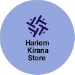 Business logo of Hariom kirana Store