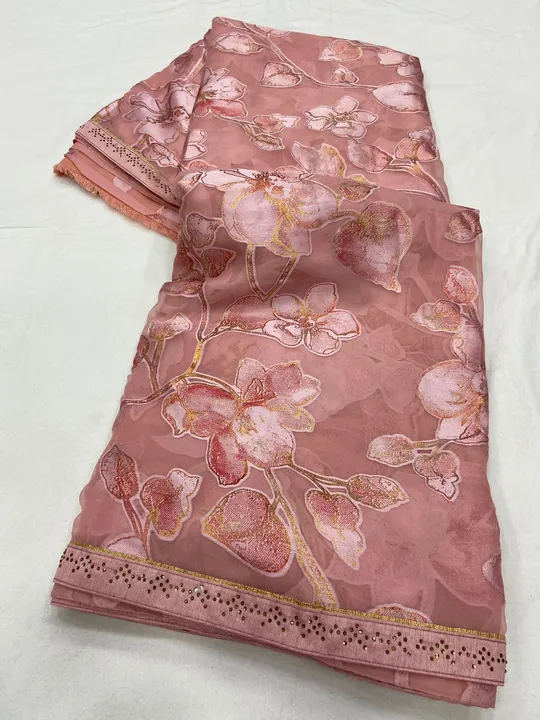 *New launc

*PRICE-1250/+$*

*BEAUTIFUL EXPORT QUALITY IMPORTED ORIGINAL BRASOO FABRIC WITH Patti AT uploaded by Divya Fashion on 5/8/2023
