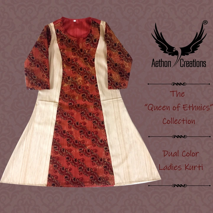 Hand painted ladies kurti uploaded by Aethon Creations  on 5/8/2023