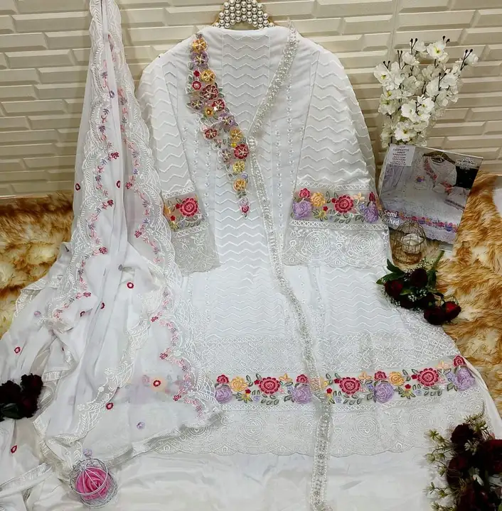 Noorjaha semi stitched  uploaded by Heena fashion house on 5/8/2023