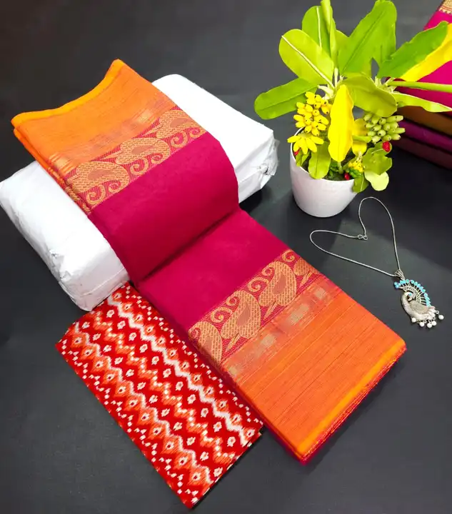 Cotton uploaded by Shami sarees on 5/8/2023