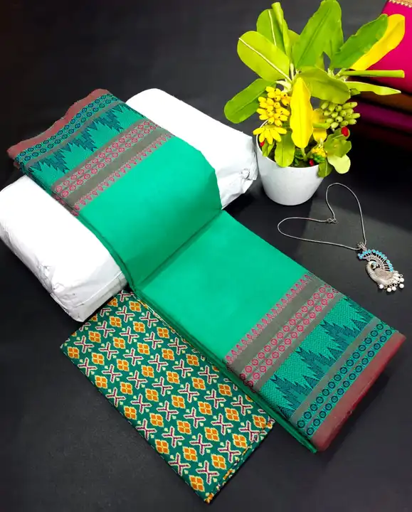 Cotton uploaded by Shami sarees on 5/8/2023