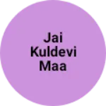 Business logo of Jai kuldevi maa