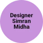 Business logo of Designer Simran midha
