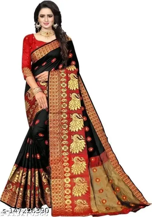 "Cotton silk sari" uploaded by Sasta bazar on 5/8/2023