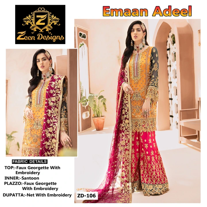 Zeen Designs Emaan Adeel ZD 106 uploaded by Dresstination on 5/8/2023