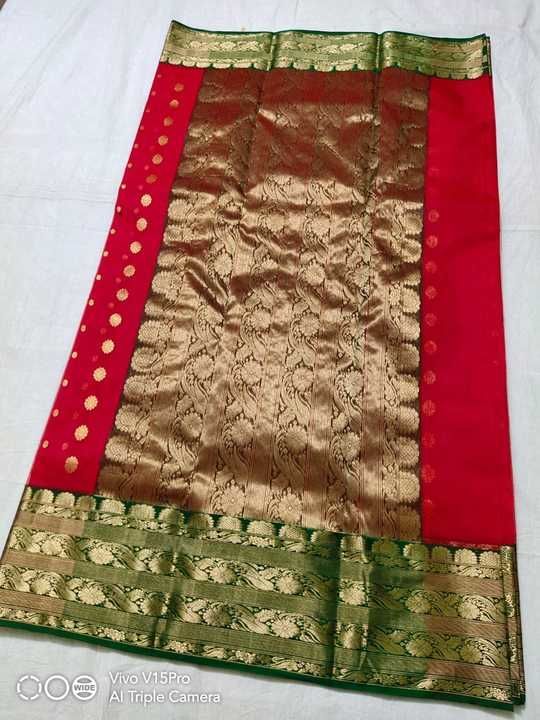 Shabana handloom kataan silk saree uploaded by business on 3/9/2021