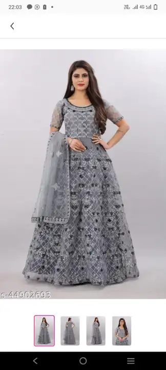 Post image I want 1-10 pieces of Gown at a total order value of 1000. I am looking for I want this gown 20 piece. Please send me price if you have this available.