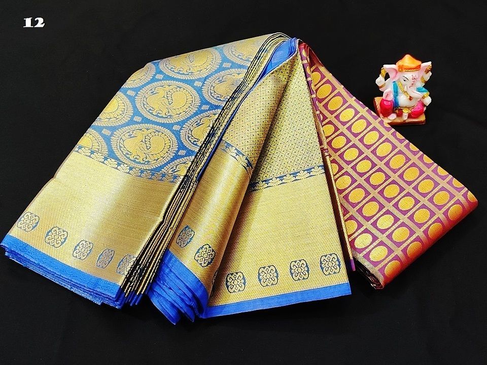 Kanchipuram semi silk sarees  uploaded by ANANYA COLLECTION on 7/12/2020