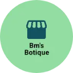 Business logo of BM's botique
