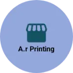 Business logo of A.r printing