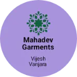 Business logo of Mahadev garments
