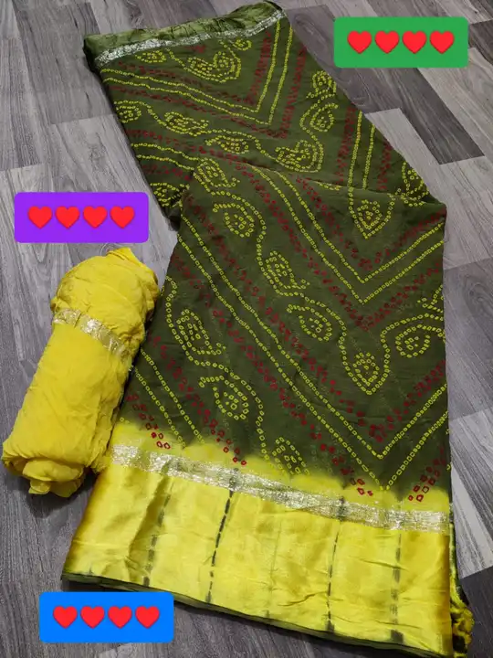 Super new 😎😎design launch🥰🥰🥰👉👉pure geogret patta fabric🥰😍👉contrash blouse👉👉👉👉jaipuri  uploaded by business on 5/8/2023