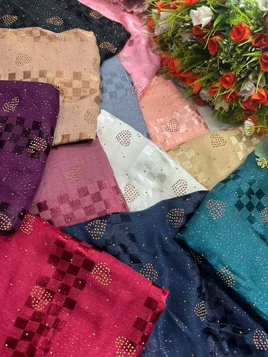 New cotton turkey with tone to tone gliter 
Sets of 12 piece in just 135/- 
Soft cotton with stone w uploaded by Zainab_hijab_official  on 5/8/2023