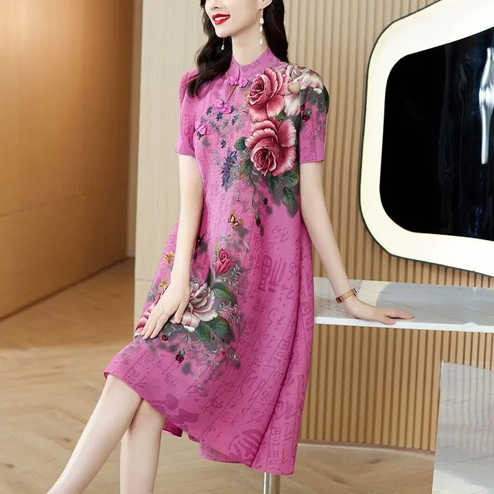 Flower print dress  uploaded by The Style Club on 5/8/2023