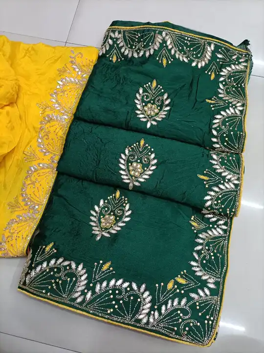 Chinin fabric saree uploaded by Deepika Designer Saree on 5/8/2023