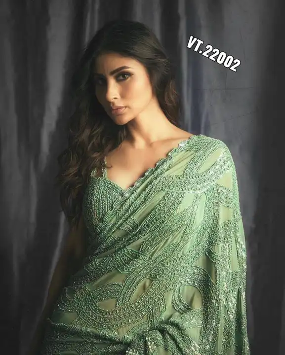 *🥻WE ARE LAUNCHING NEW SUPERHIT BOLLYWOOD TRENDING EMBROIDERED ZARI & SEQUINS ALL OVER WORK WITH LA uploaded by Vishal trendz 1011 avadh textile market on 5/8/2023