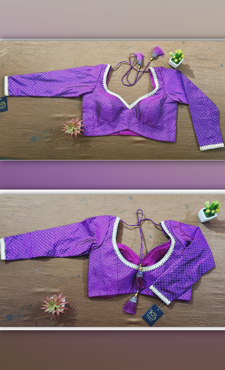Pure katan banarasi silk blouse  uploaded by business on 5/8/2023
