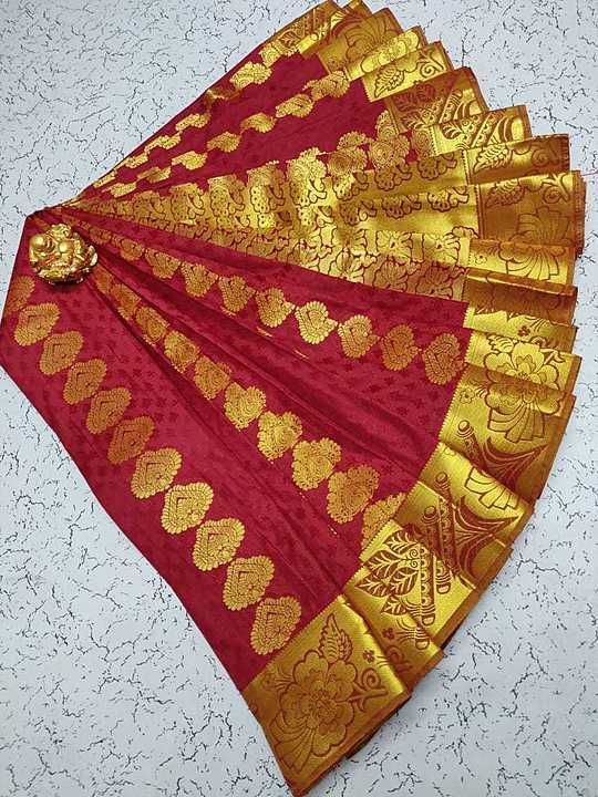 Kanchipuram semi silk sarees  uploaded by ANANYA COLLECTION on 7/12/2020