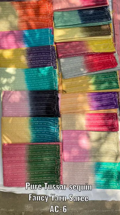Pure Tussar Silk Fancy Saree  uploaded by Anshul Creations on 5/8/2023