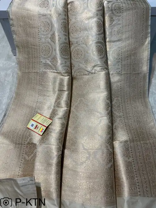 Pure katan silk saree with Silkmark Certified  uploaded by M S fabrics on 5/8/2023