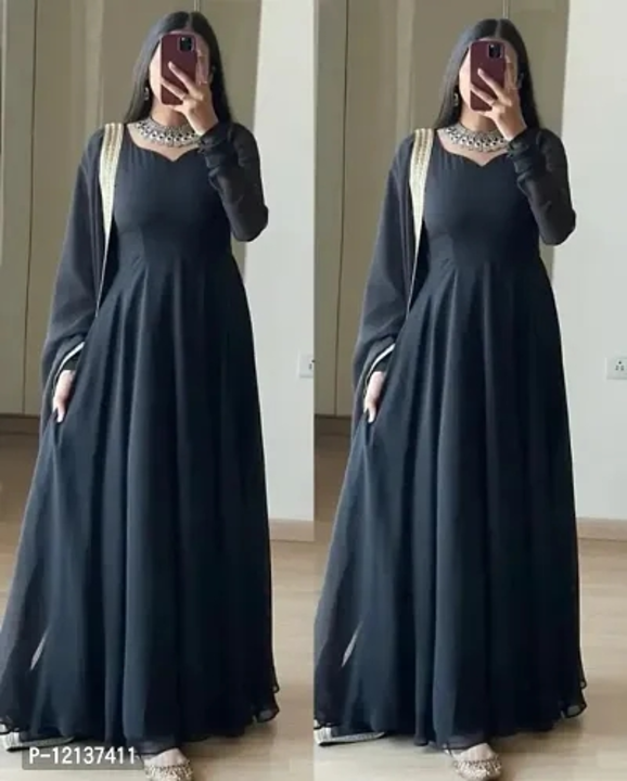 Attractive Gown For Ladies With Lace Worked Dupatta uploaded by Smart Store on 5/8/2023