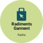 Business logo of Radiments garment