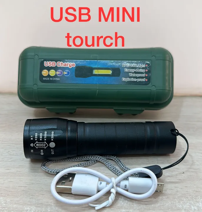 Mini Usb torch light 3 mode uploaded by business on 5/8/2023