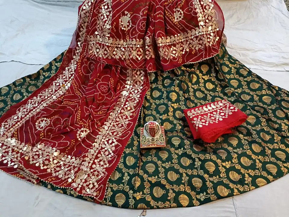 🤗🤗😍🥰 *New Launch*❤️🥰😍

💁‍♂️💁‍♂️💁‍♂️ *New Brocade Banarsi Lahenga set* 😂😂😂

😍😍😍😍 *Bes uploaded by Gotapatti manufacturer on 5/8/2023