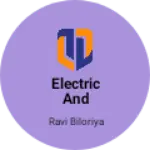 Business logo of Electric and electronic shop