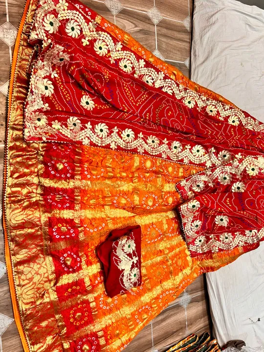 Gharchola lehnga  uploaded by Murari lal textile on 5/9/2023